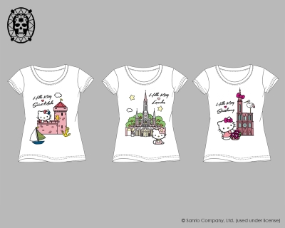 HELLO KITTY : Visuels pour t-shirt