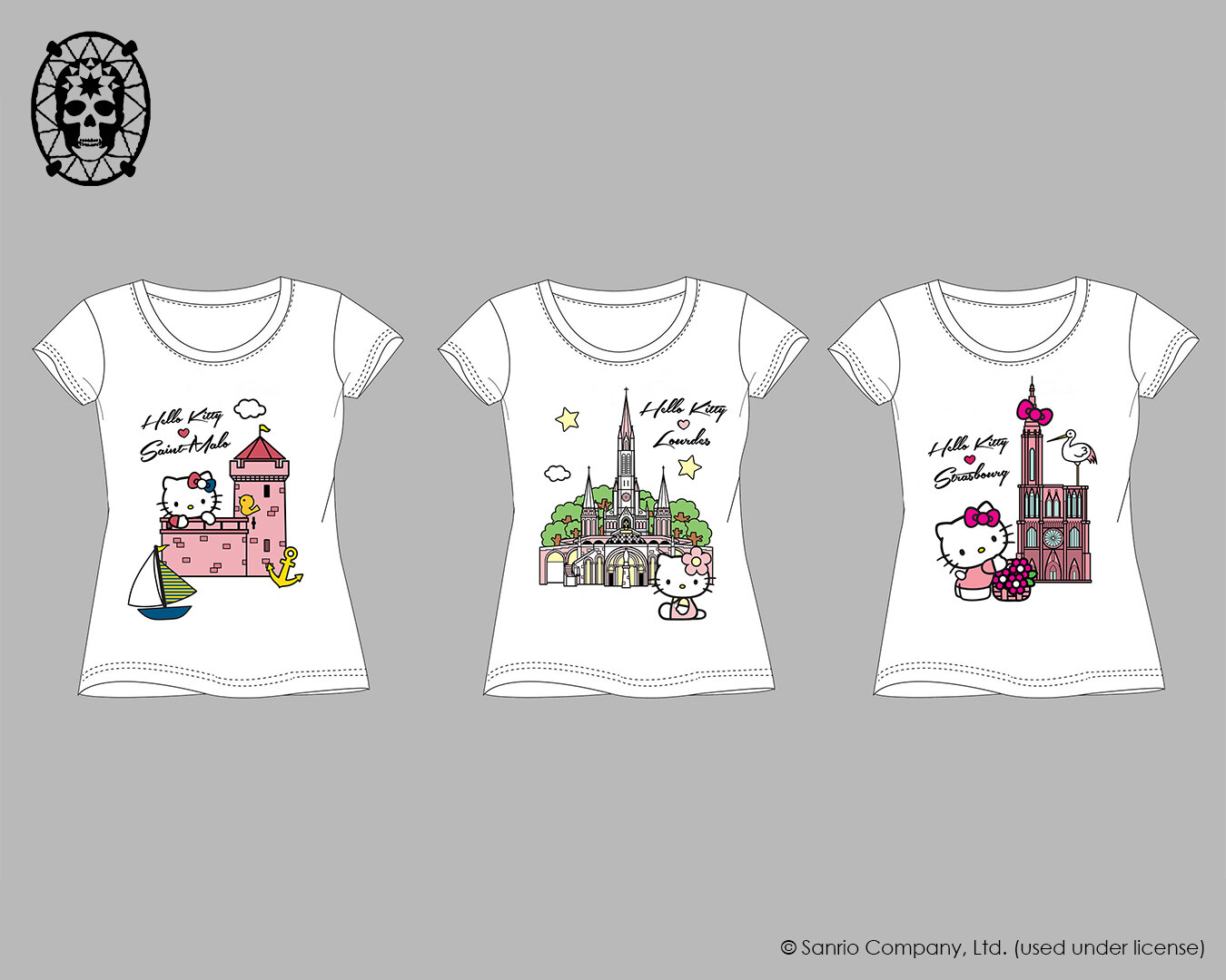 HELLO KITTY : Visuels pour t-shirt