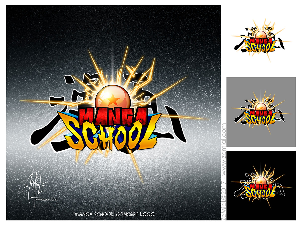 Logo : Manga School