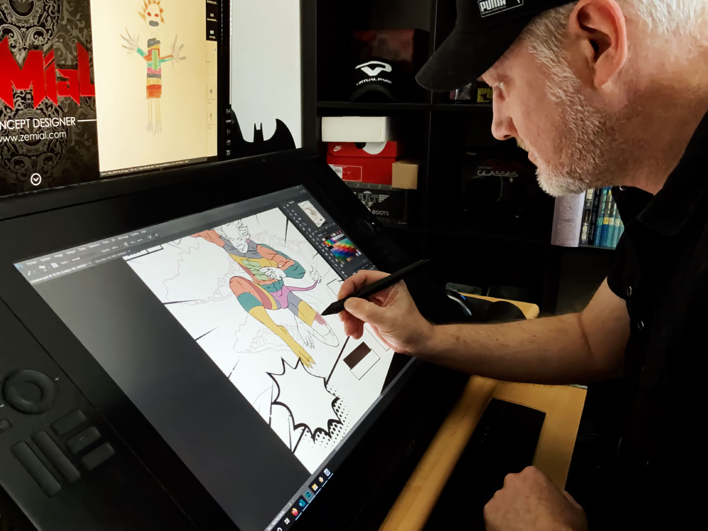 Photo de ZeMiaL au travail sur le CM1verse