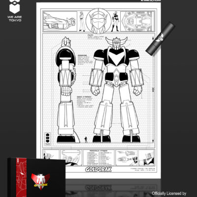 ArtPrint UV GOLDORAK A4